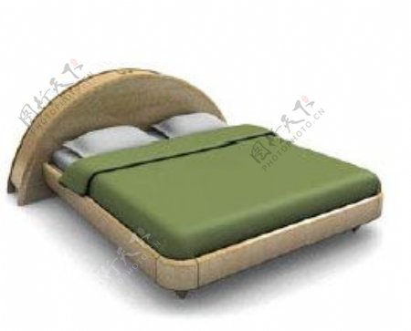 国外床3d模型家具模型76