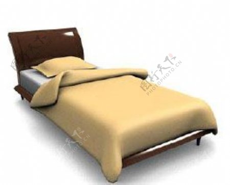国外床3d模型家具3d模型4