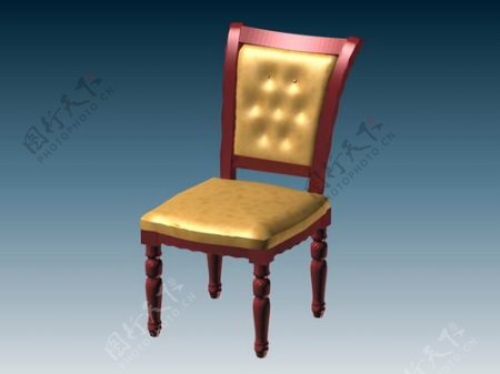 欧式椅子3d模型家具3d模型9