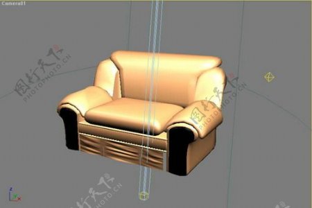 常用的沙发3d模型家具效果图305