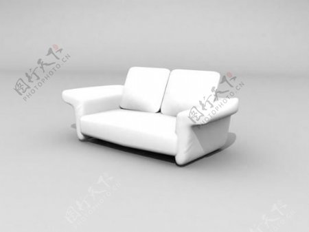 双人沙发3d模型家具图片45