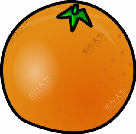 橙色的剪辑艺术4