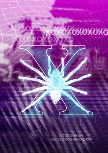 数码游戏背景设计psd分层素材毒蜘蛛