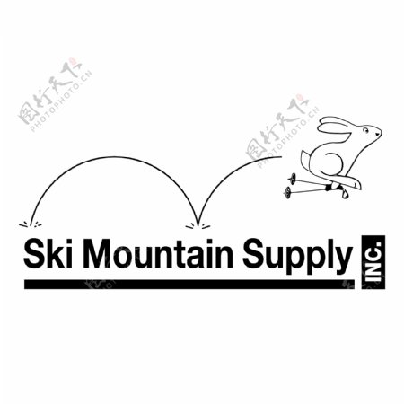 山的滑雪场供应