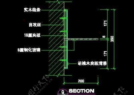 二居室实例现代简约场景cad详图A3例21