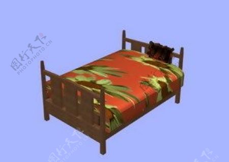 欧式床传统家具3D模型15
