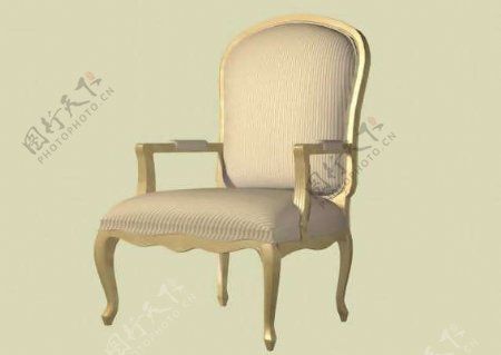欧式传统椅子家具3D模型素材109