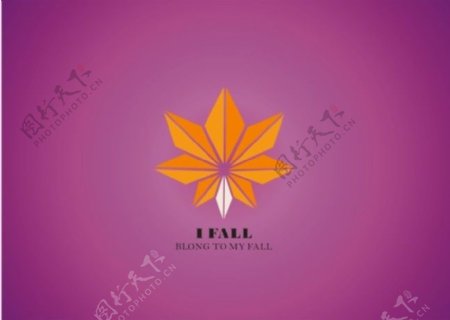 秋天枫叶Logo图片