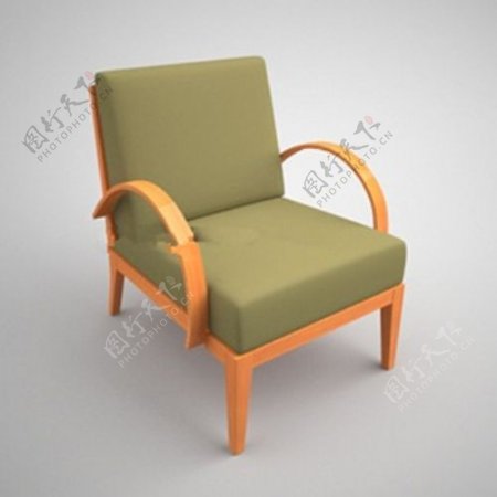 简单的沙发3D模型