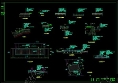 园林工程大样cad图纸