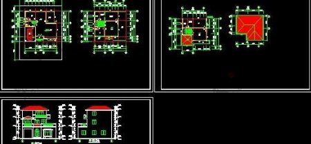 别墅设计方案初步11.5x11
