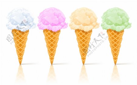 冰淇淋冰淇淋矢量素材