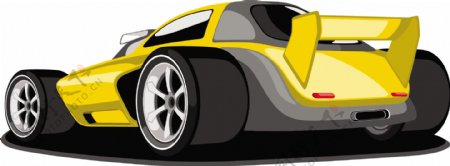 黄色和灰色的一级方程式赛车