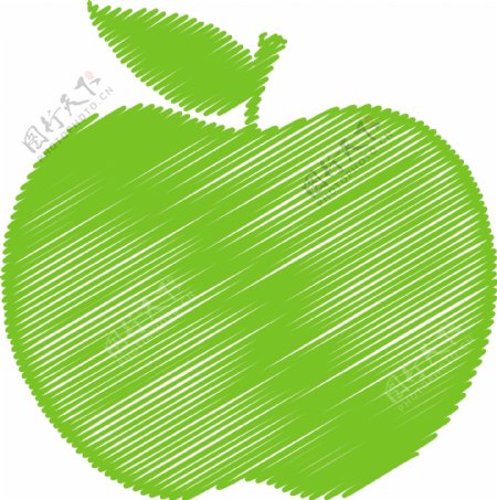 苹果绿的涂鸦