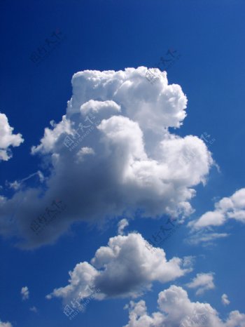 天空蓝天白云云朵图片