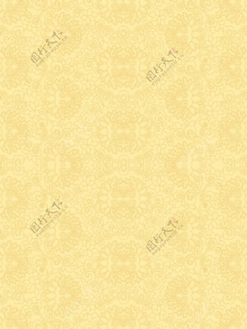 古典雅致金色底纹PSD素材