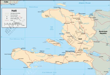 海地地图