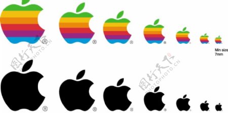 Applelogo设计欣赏苹果标志设计欣赏
