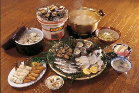 日本料理海鲜火锅