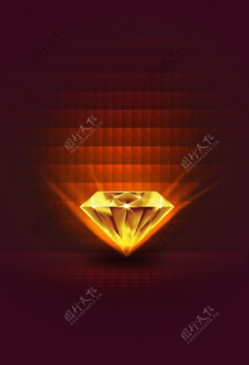 闪耀的钻石图片