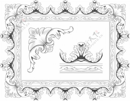 古典花纹欧式花纹边框图片