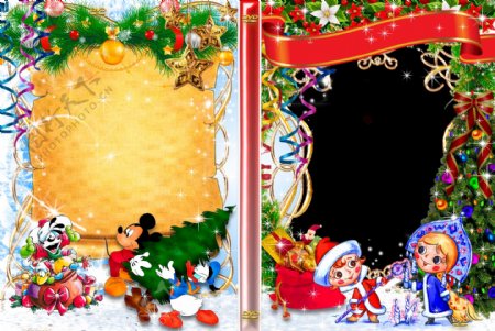 圣诞dvd封面模板图片