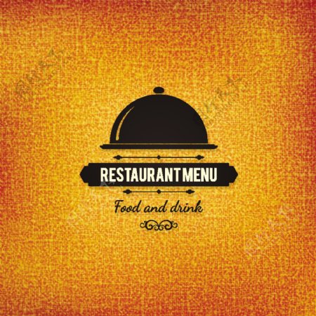 创意复古餐厅菜单模板03