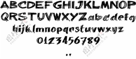 billiebarred字体