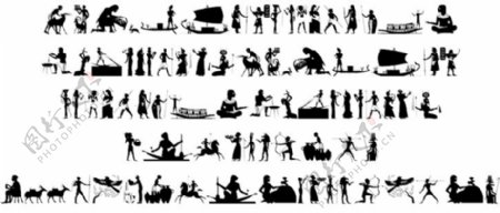 埃及silhous字体