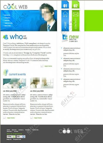 国外医疗机构网站模版