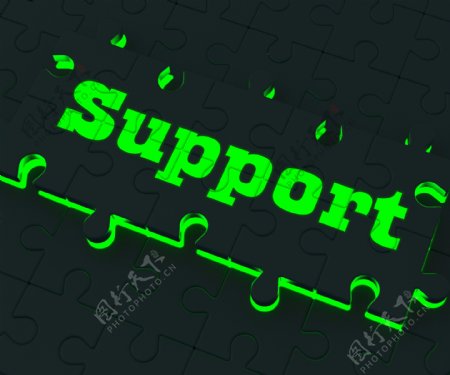 支持拼图显示客户支持