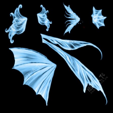 天使蝴蝶蝙蝠翅膀笔刷