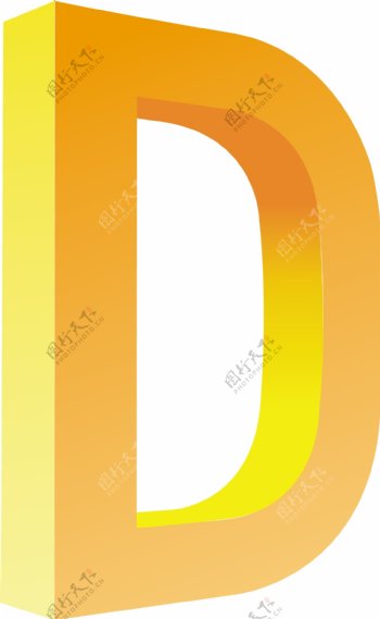 字母D图标