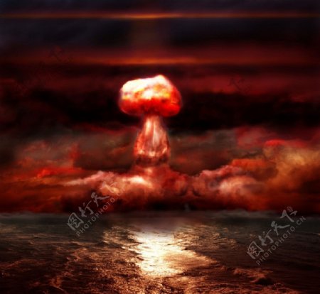 核爆炸图片