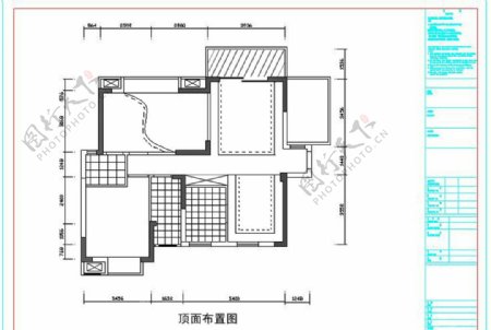 顶面布置图图片