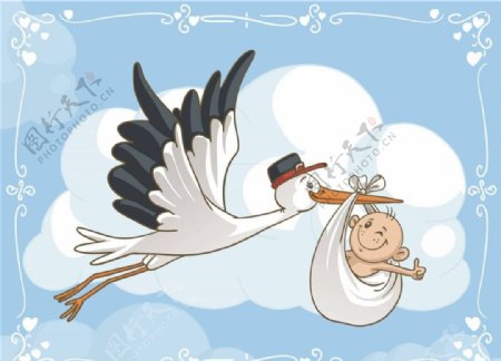 大雁婴儿幼儿卡通图片