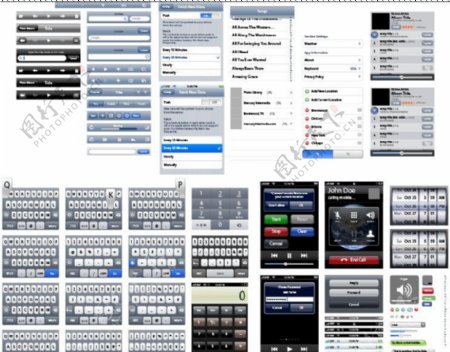 苹果iphone界面设计图片