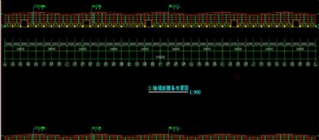 钢结构厂房轴墙面檩条布置图图片