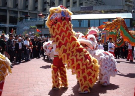 舞狮南狮中国传统文化表演艺术瑰宝节庆华人狮子liondance舞龙图片