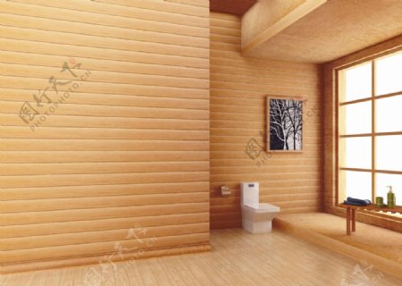 日式浴室装修设计图图片