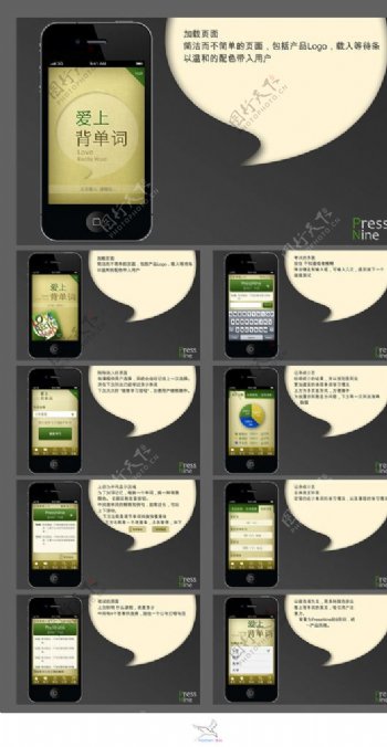 手机app界面设计分层图片
