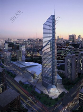 金融大楼建筑景观图片