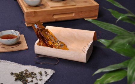 木质茶叶礼品盒插图图片