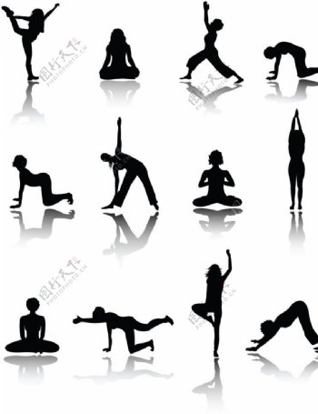 瑜珈美体健图片