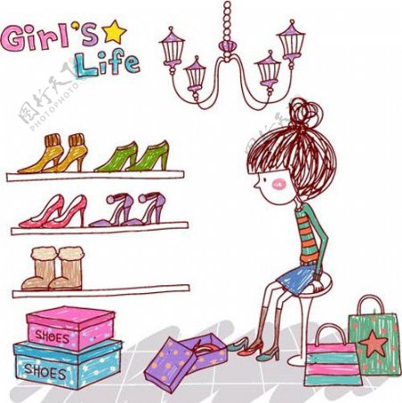 女生的生活GirlsLife鞋店图片