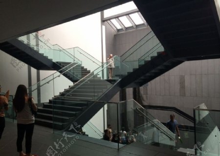 苏州博物馆楼梯图片