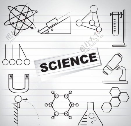 科学设计科学图标图片