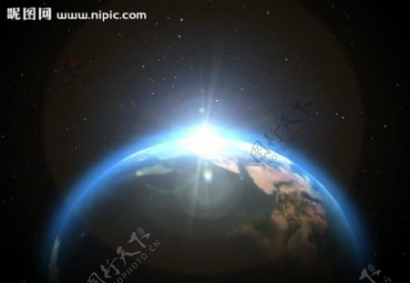 地球星光片头视频素材