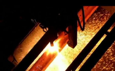 工业电焊熔炉视频素材