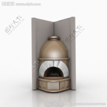 3D壁炉图片